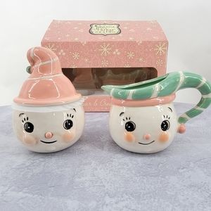 Johanna Parker Snowman Sugar & Creamer Set